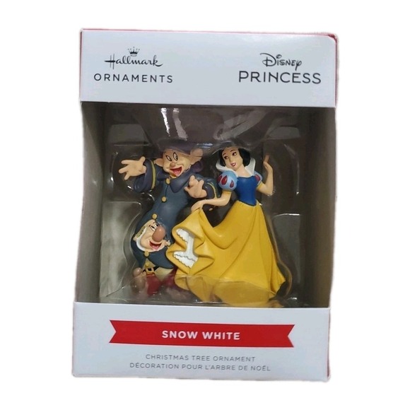 Hallmark Other - 2025 Hallmark Ornament - Disney - SNOW WHITE Seven Dwarfs Red Box Dopey